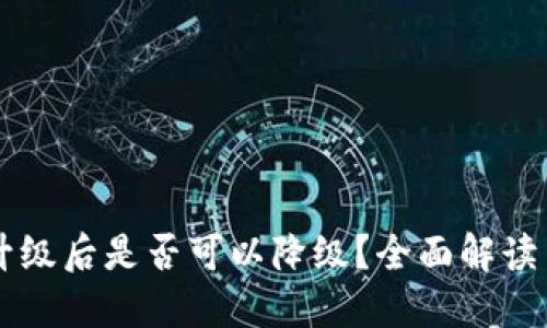 TPWallet升级后是否可以降级?全面解读与步骤指导
